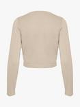 KAFFE Astrid Short Bolero Cardigan, Cobblestone