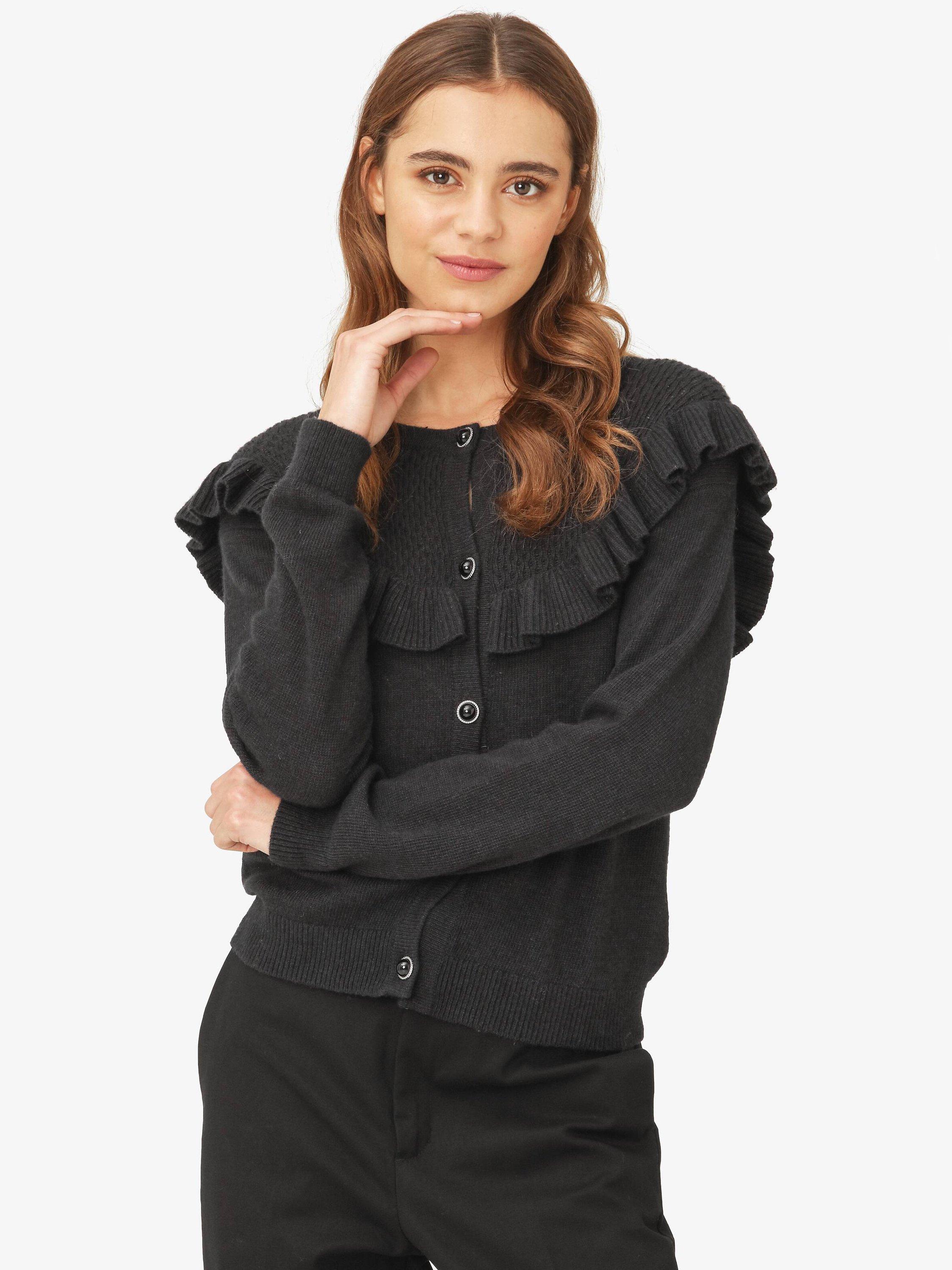 Noa Noa Ritta Ruffle Detail Cardigan