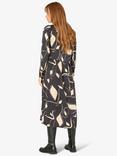 Noa Noa Sianna Abstract Print Midi Dress, Beige/Black