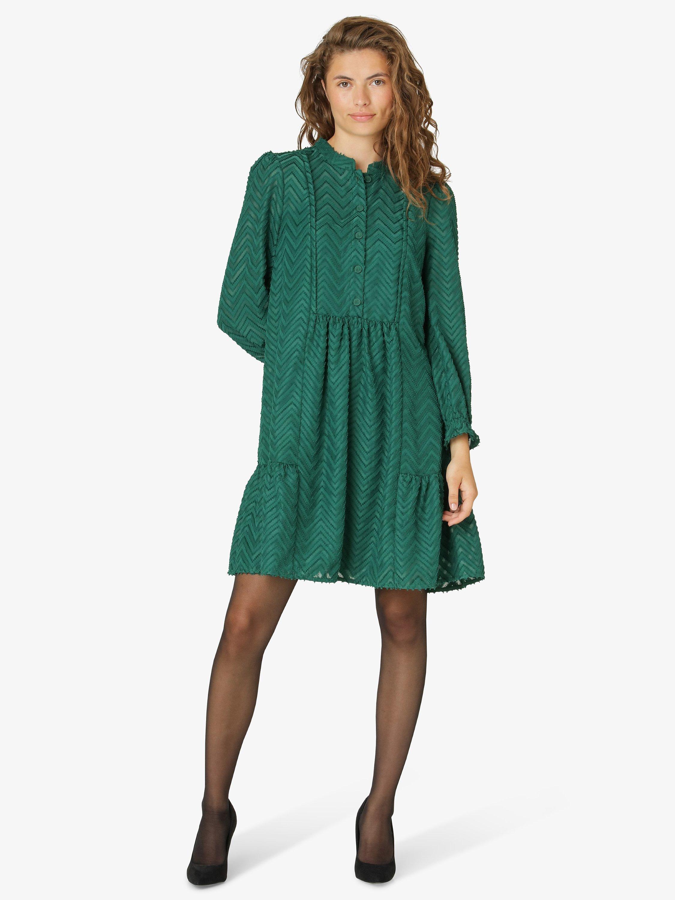 Noa Noa Dania Chevron Textured Dress, Verdant Green