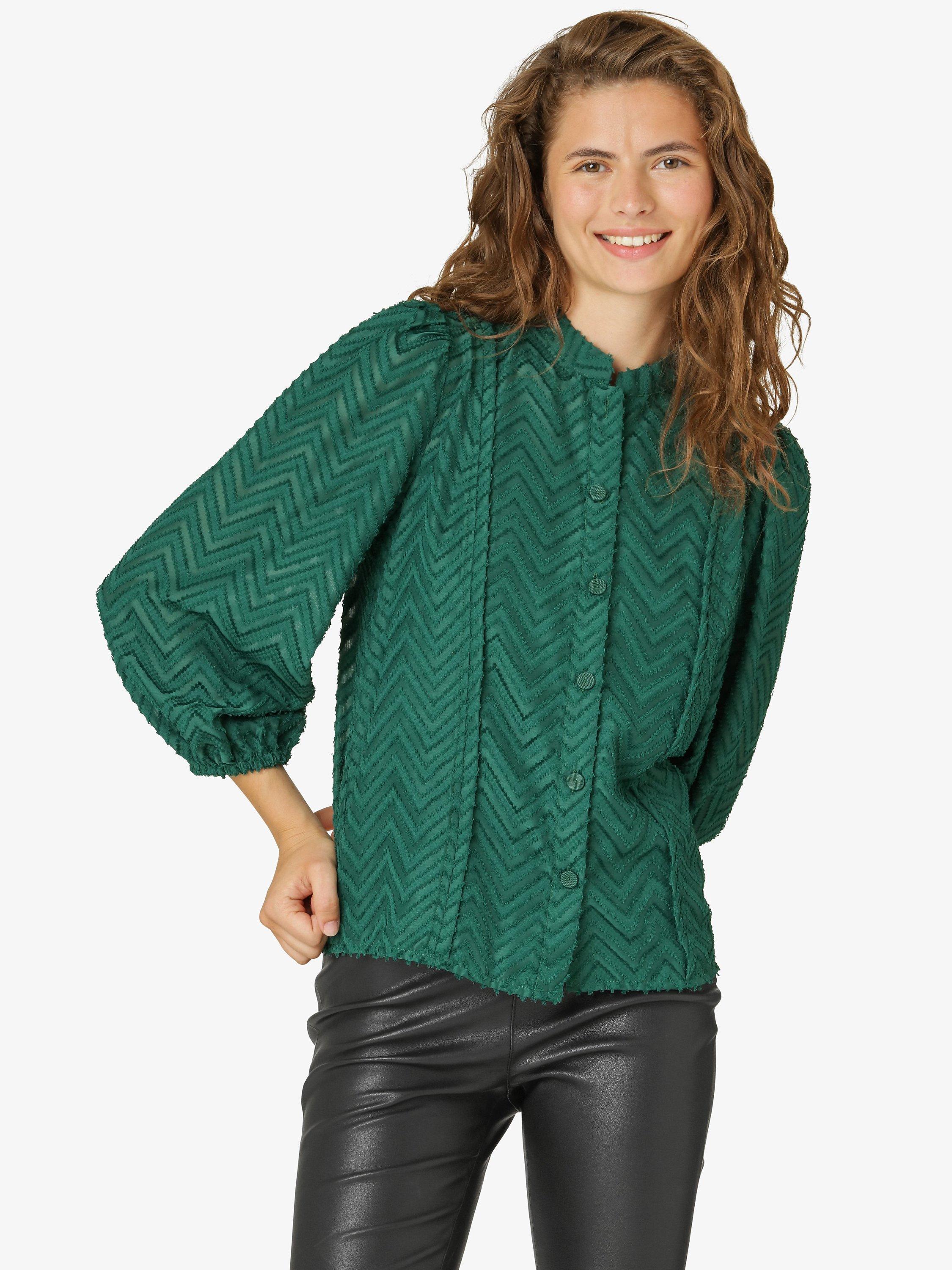 Noa Noa Demi Chevron Shirt, Verdant Green