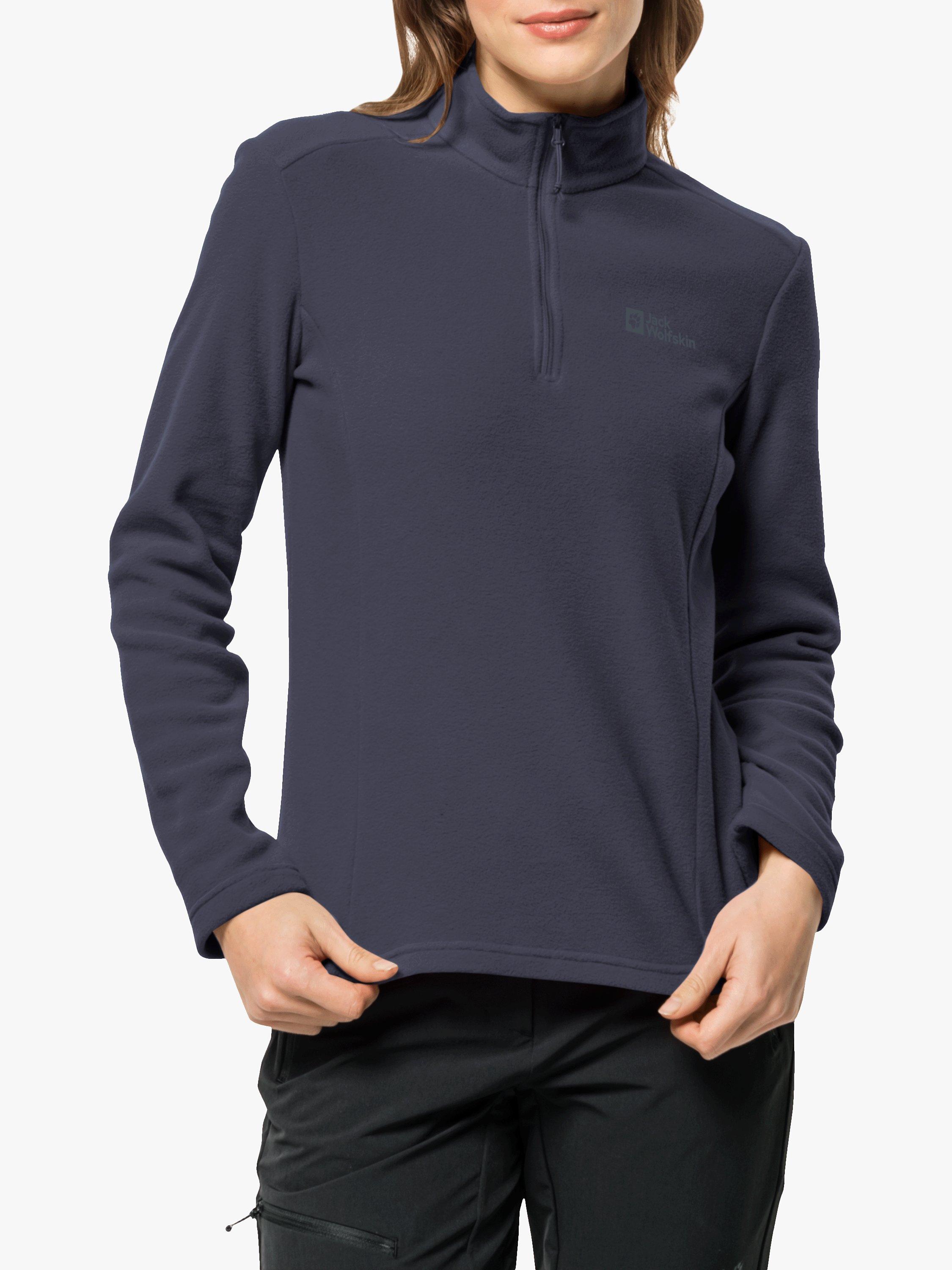 Jack Wolfskin Taunus Zip Neck Fleece, Graphite, M