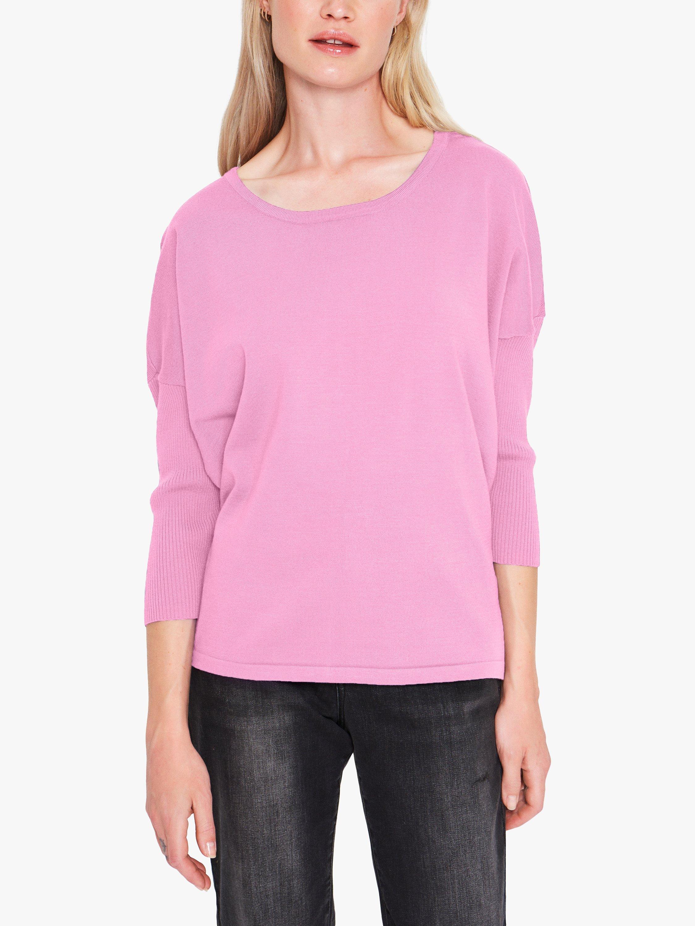 Saint Tropez Mila Round Neck Pullover Jumper, Cyclamen, XL