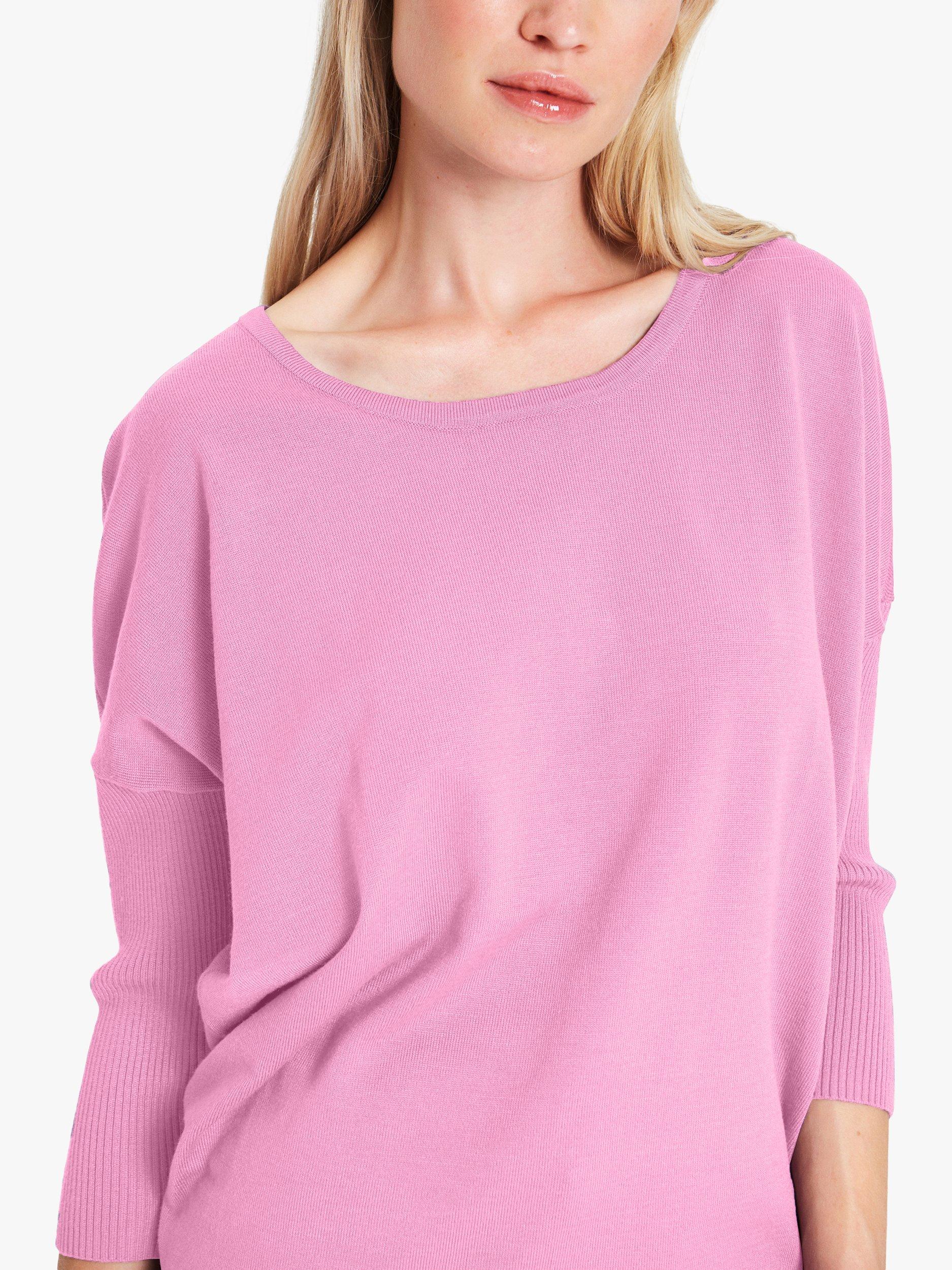 Saint Tropez Mila Round Neck Pullover Jumper, Cyclamen, XL