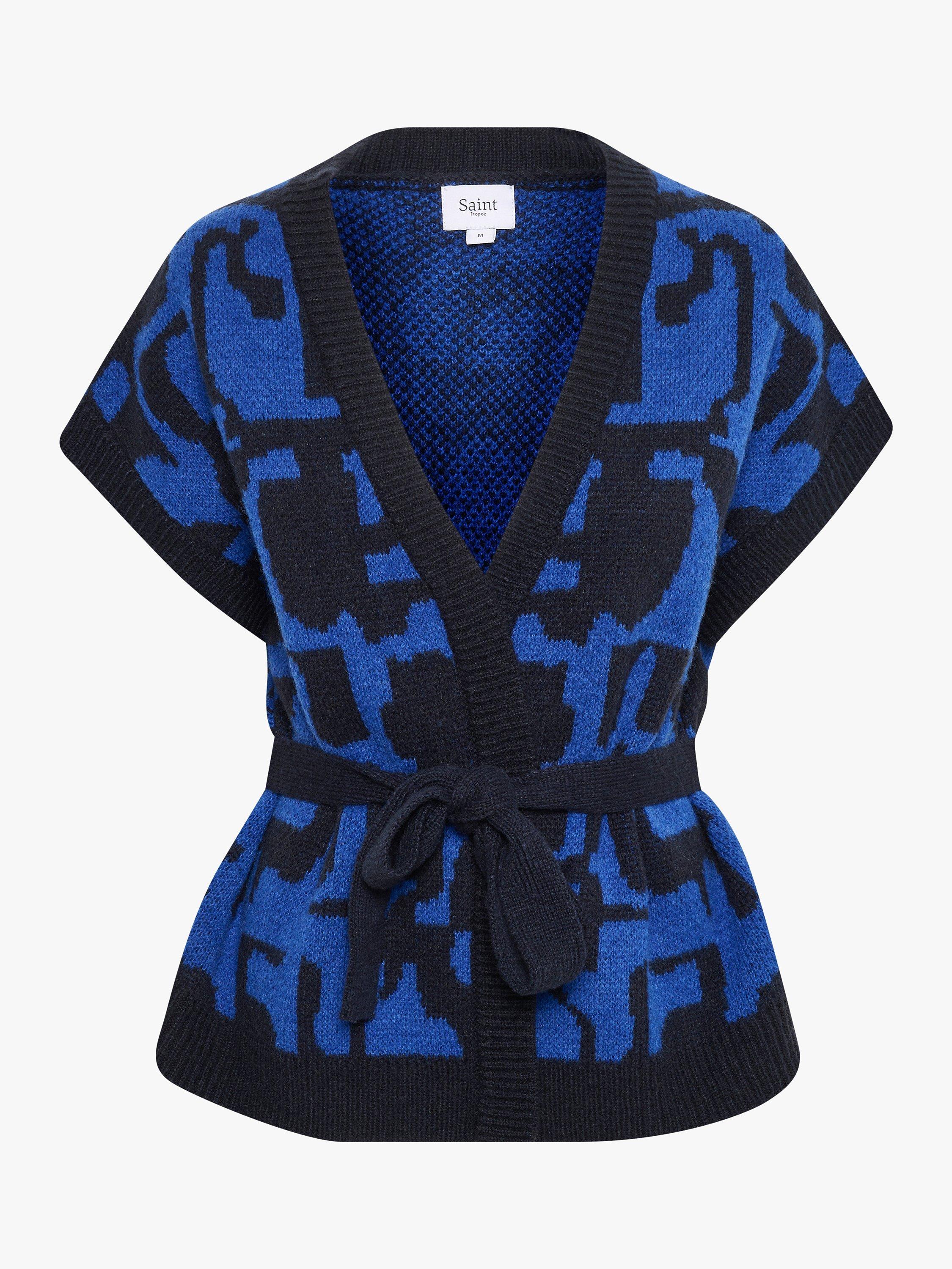 Product image 5 of 6, which shows Saint Tropez Reya V-Neck Vest, Night Sky, XS