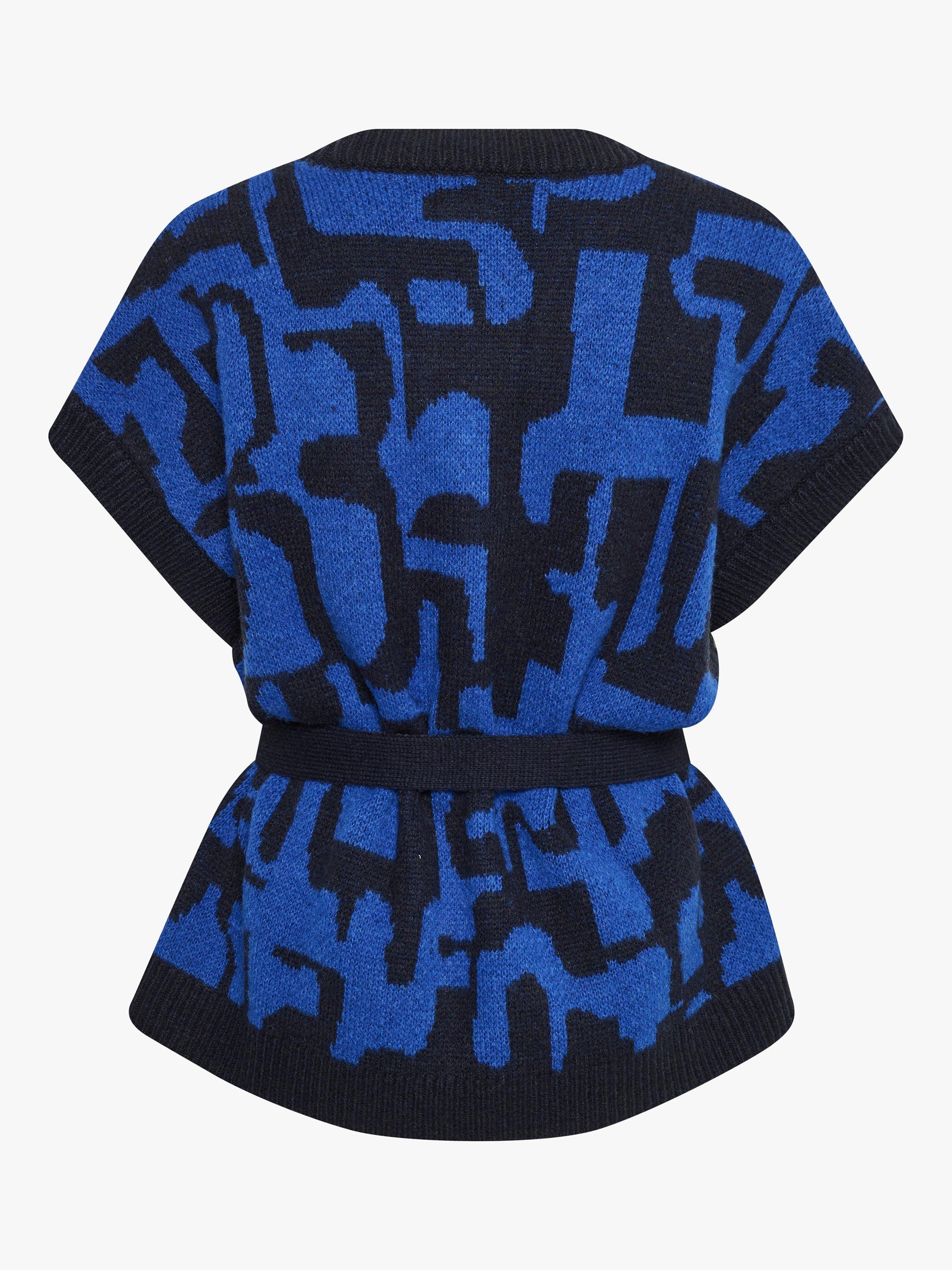 Product image 6 of 6, which shows Saint Tropez Reya V-Neck Vest, Night Sky, XS