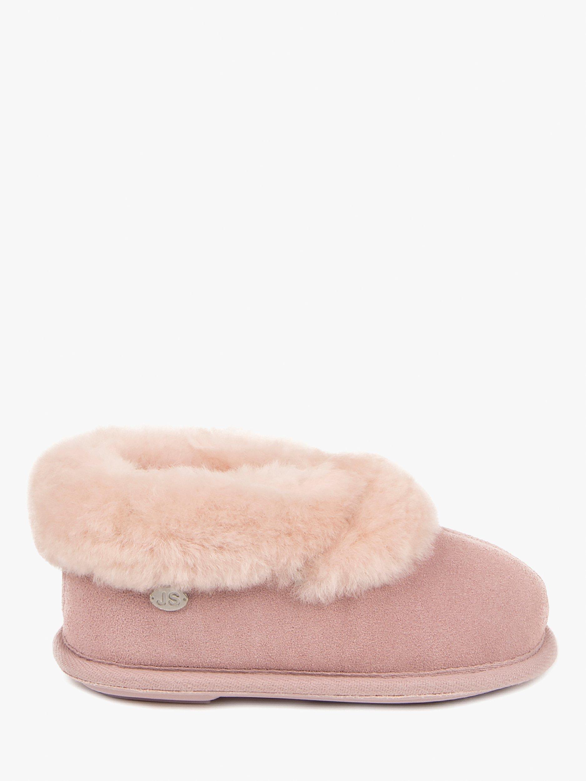 Just Sheepskin Kids' Classic Slippers, Rose