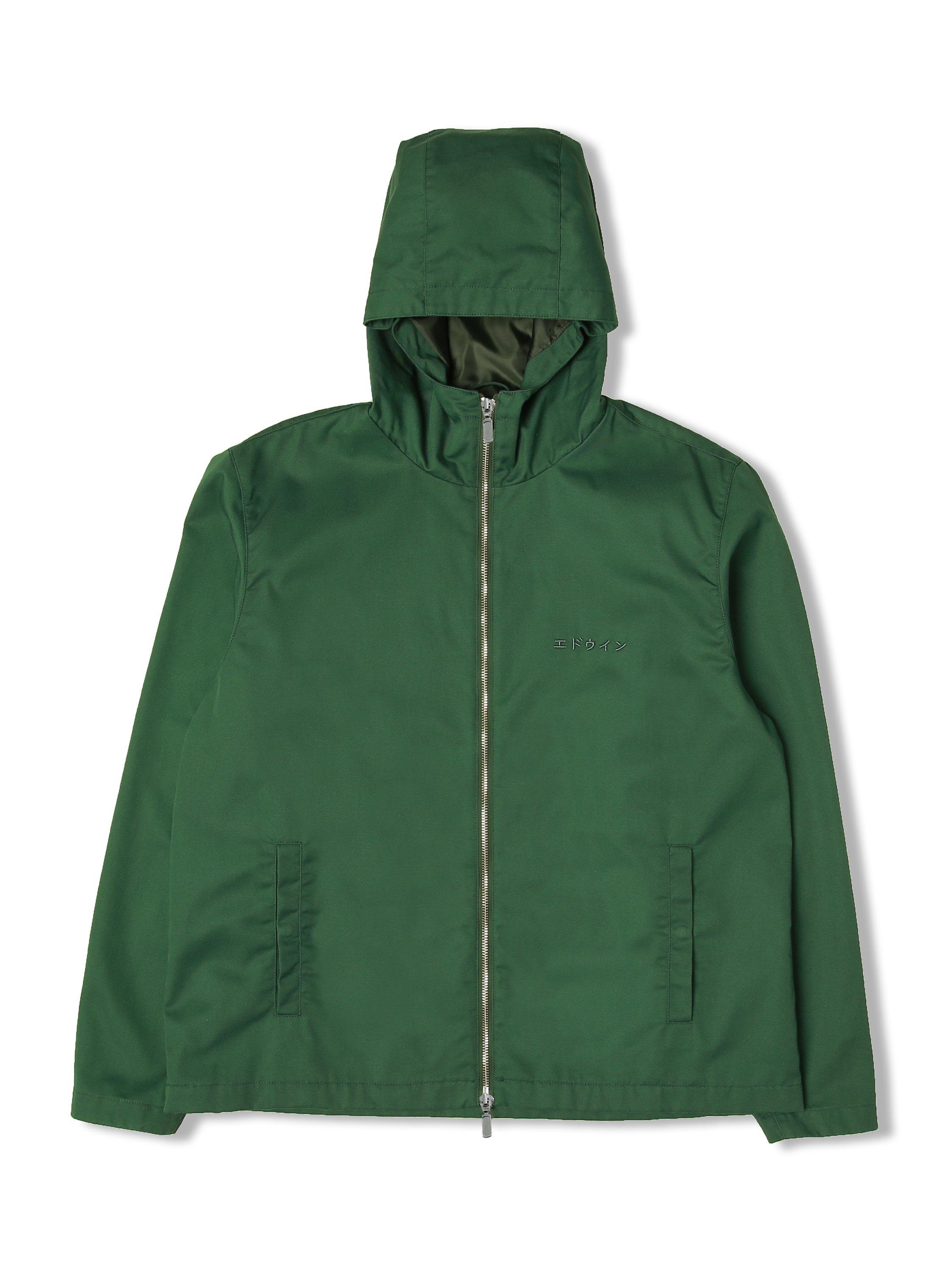Edwin Dan Cotton Blend Windbreaker, Foliage Green