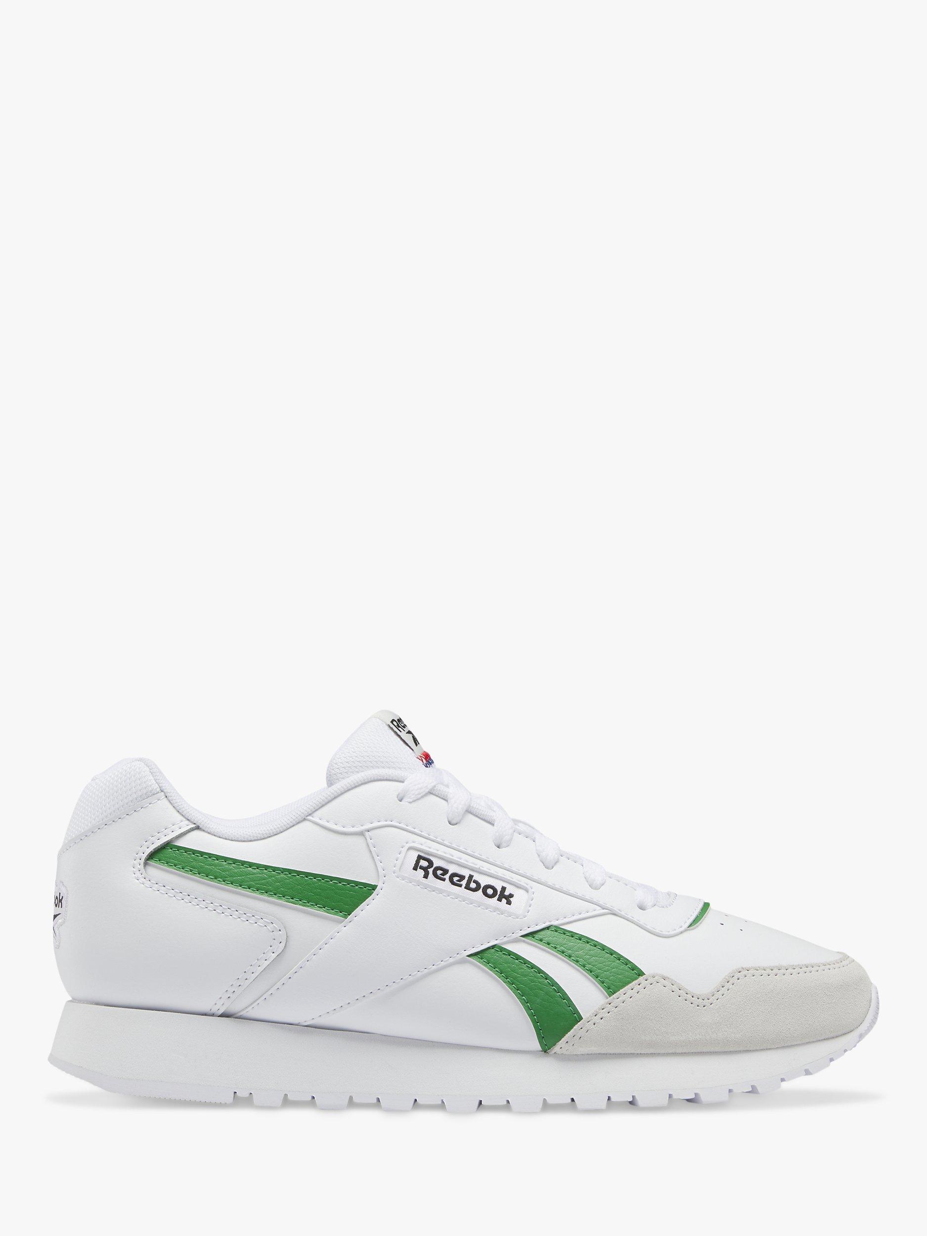Reebok Glide Lace Up Trainers, White/Green