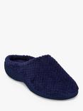 totes Popcorn Terry Mule Slippers, Navy