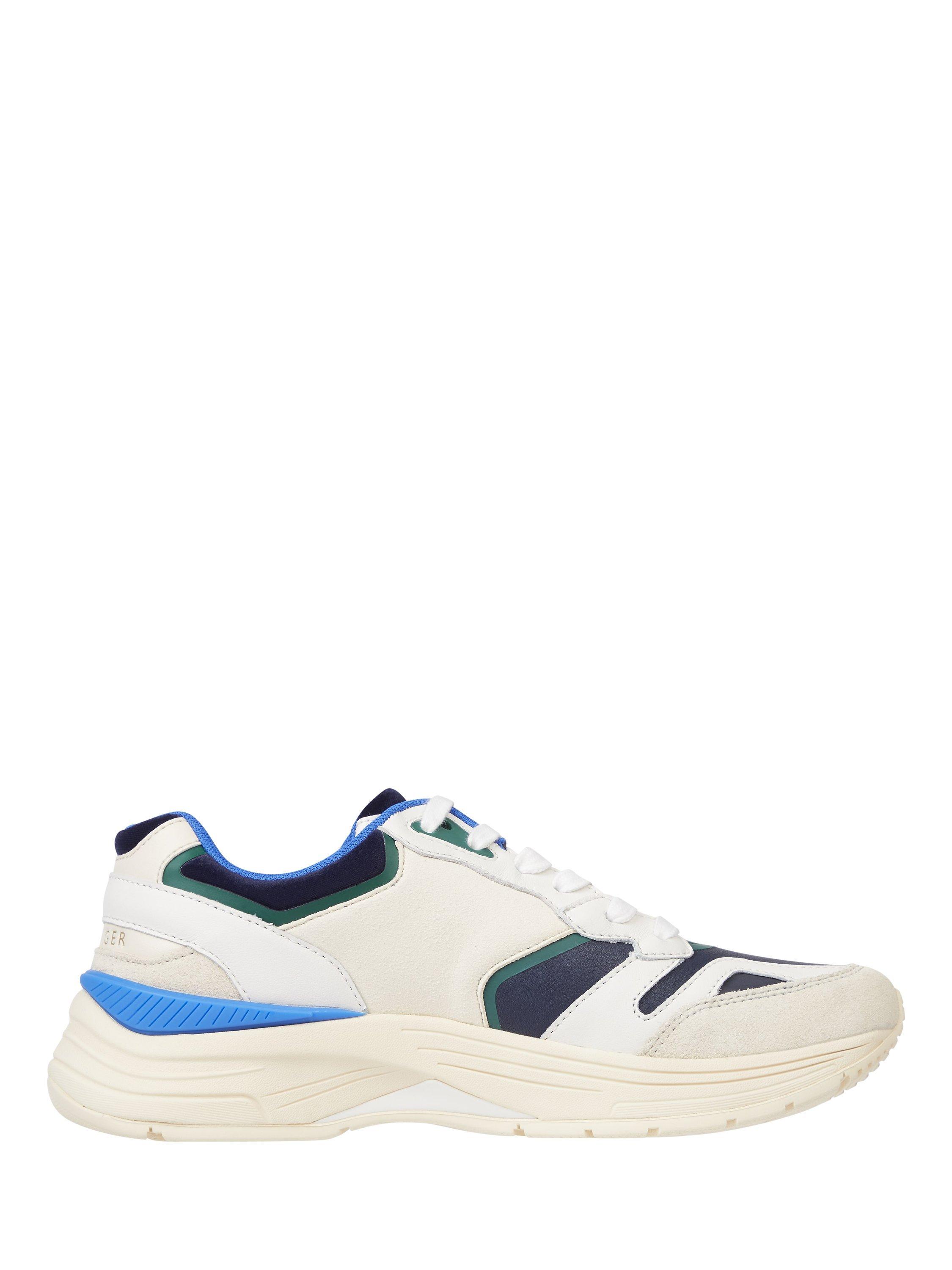 Tommy Hilfiger Leather Preppy Trainers, Ecru