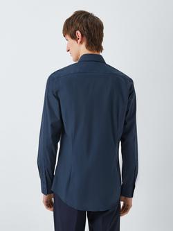 Kin Stretch Poplin Slim Fit Shirt - view 2, Navy