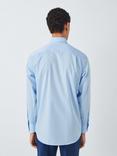 John Lewis Non Iron Twill Regular Fit Single Cuff Shirt, Blue