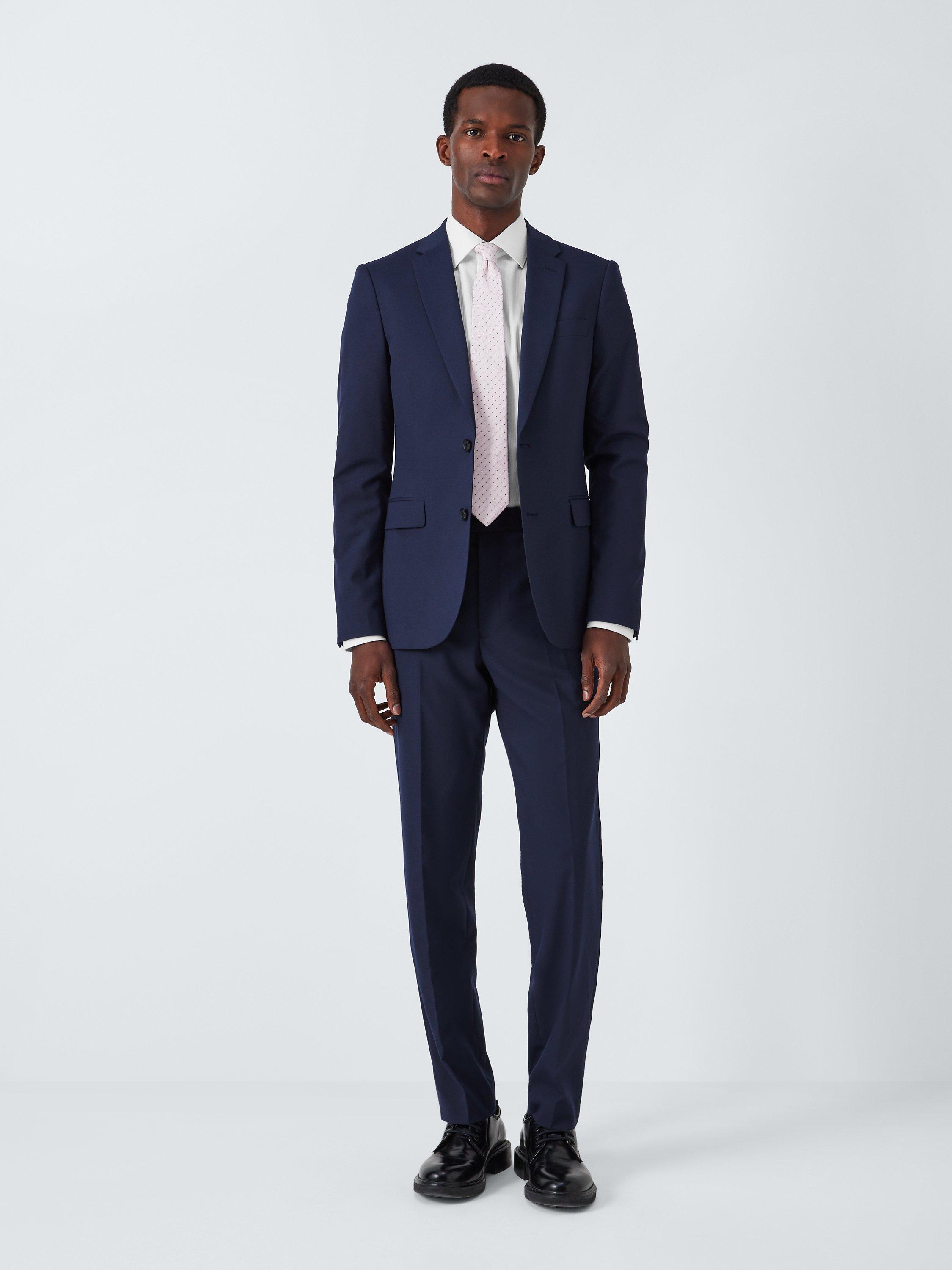 Product image 3 of 10, which shows John Lewis Non Iron Self Stripe Tailored Fit Shirt, White, 17.5R