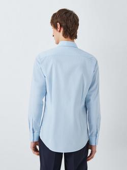Kin Stretch Poplin Slim Fit Shirt - view 2, Light Blue