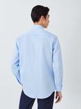 John Lewis Non Iron Twill Tailored Fit Shirt, Blue