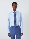 John Lewis Dobby Tailored Fit Shirt, Blue