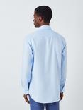 John Lewis Dobby Non Iron Tailored Fit Shirt, Blue
