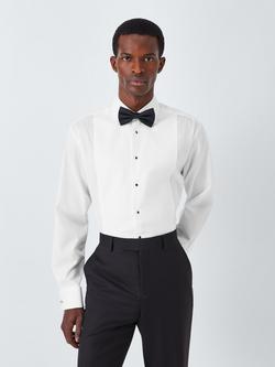 John Lewis Marcella Point Collar Regular Fit Dress Shirt, White, White