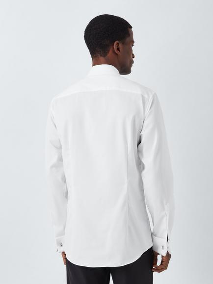 John Lewis Marcella Point Collar Slim Fit Dress Shirt, White - view 2, White