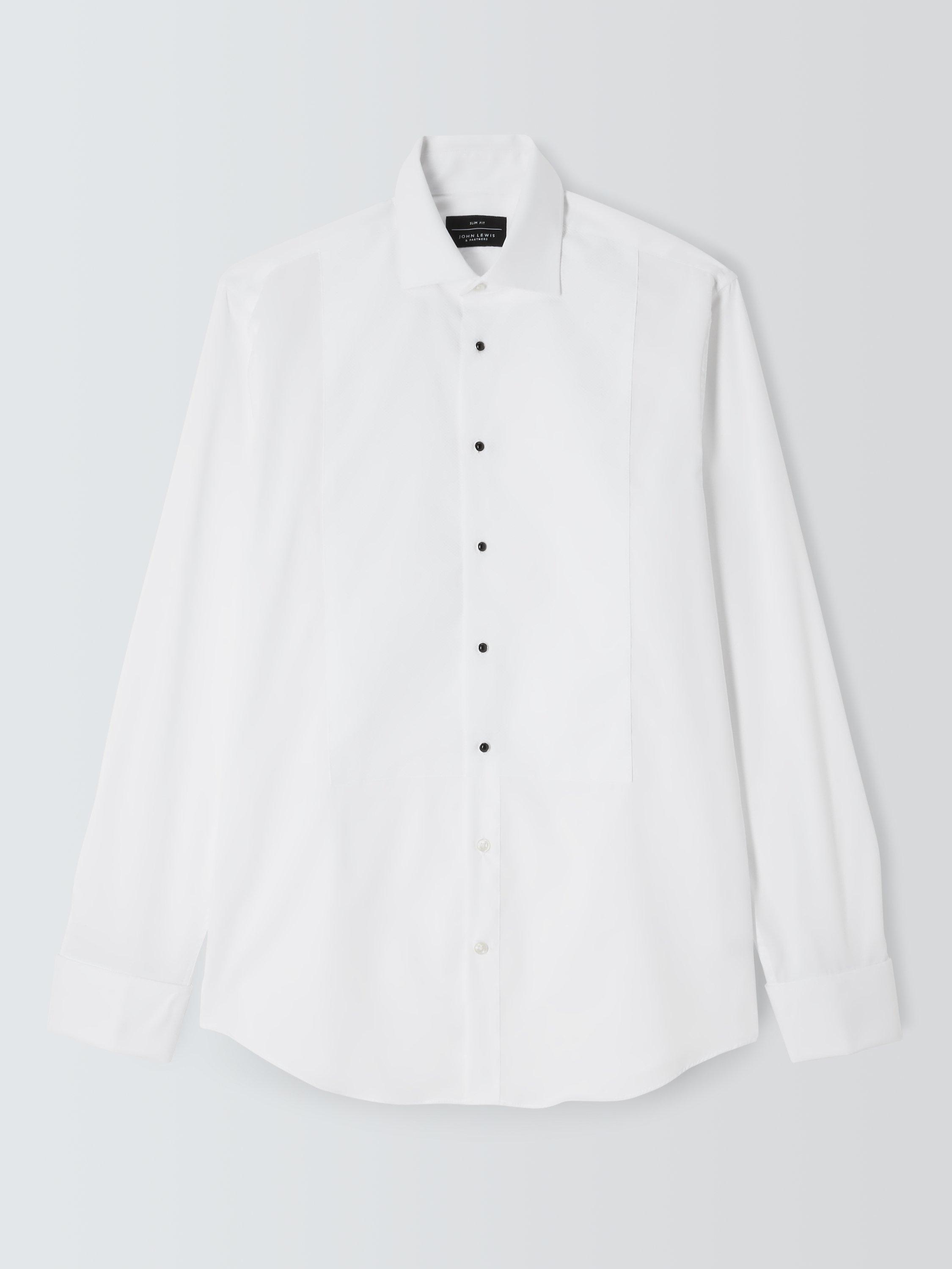 John Lewis Marcella Point Collar Slim Fit Dress Shirt White