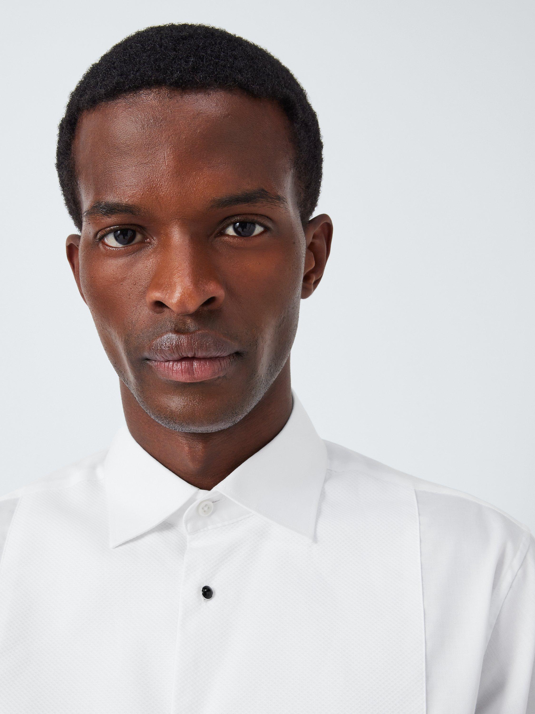 Product image 5 of 10, which shows John Lewis Marcella Point Collar Slim Fit Dress Shirt, White, 14.5R