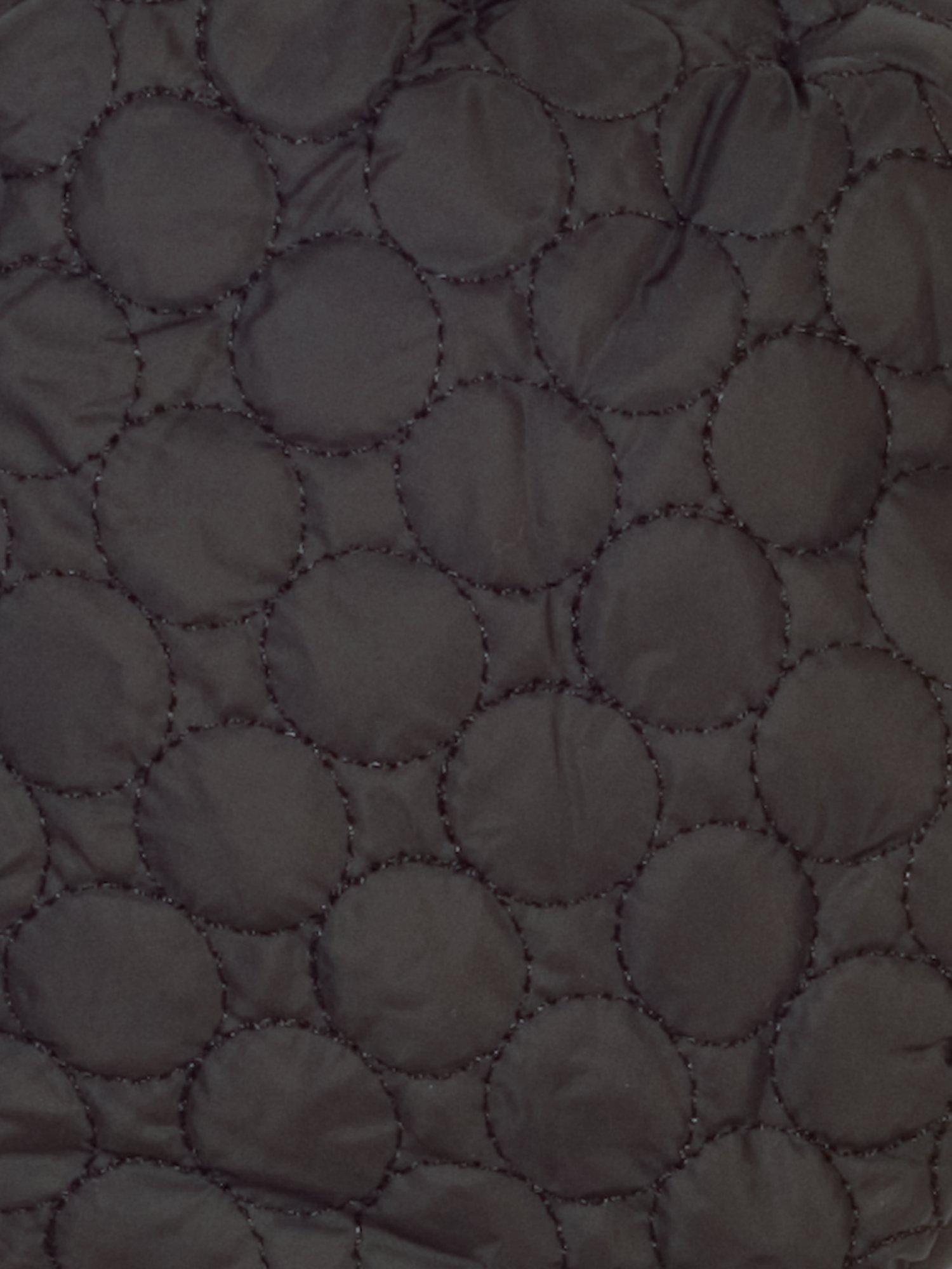 Product image 5 of 5, which shows chesca Quilted Faux Fur Bucket Hat, Black, One Size