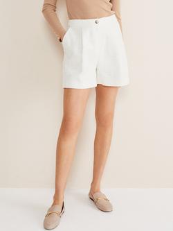 Phase Eight Auden Boucle Co-Ord Shorts, Cream, Cream