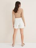 Phase Eight Auden Boucle Co-Ord Shorts, Cream