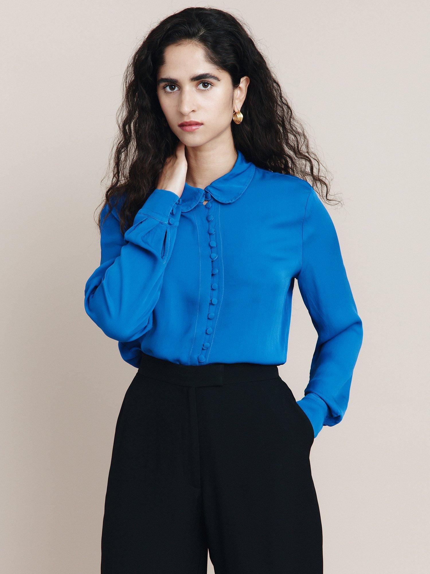 Ghost Mia Blouse, Blue