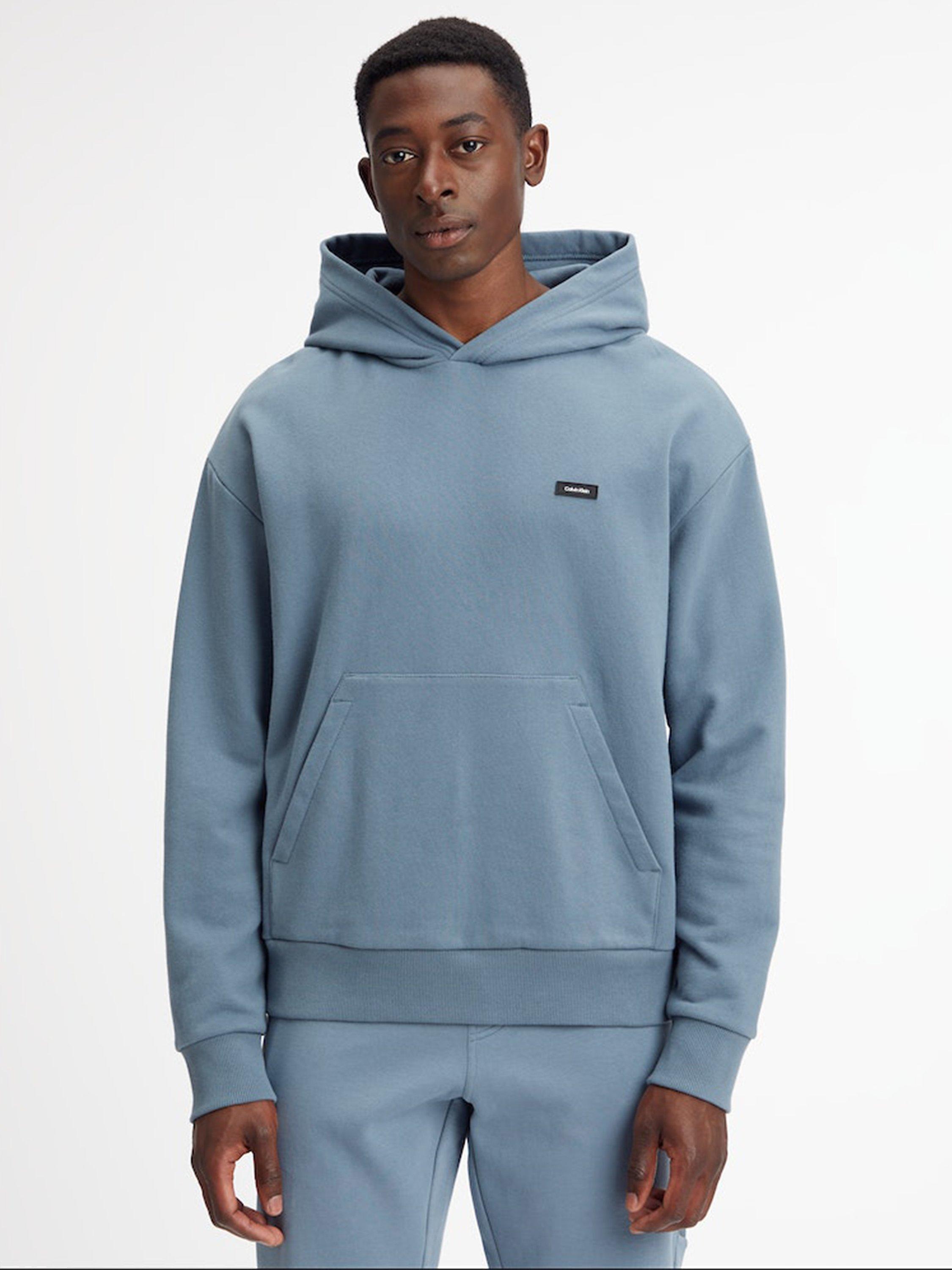 Calvin Klein Cotton Hoodie, Grey Tar
