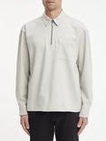 Calvin Klein Popover Half Zip Top, Stony Beige