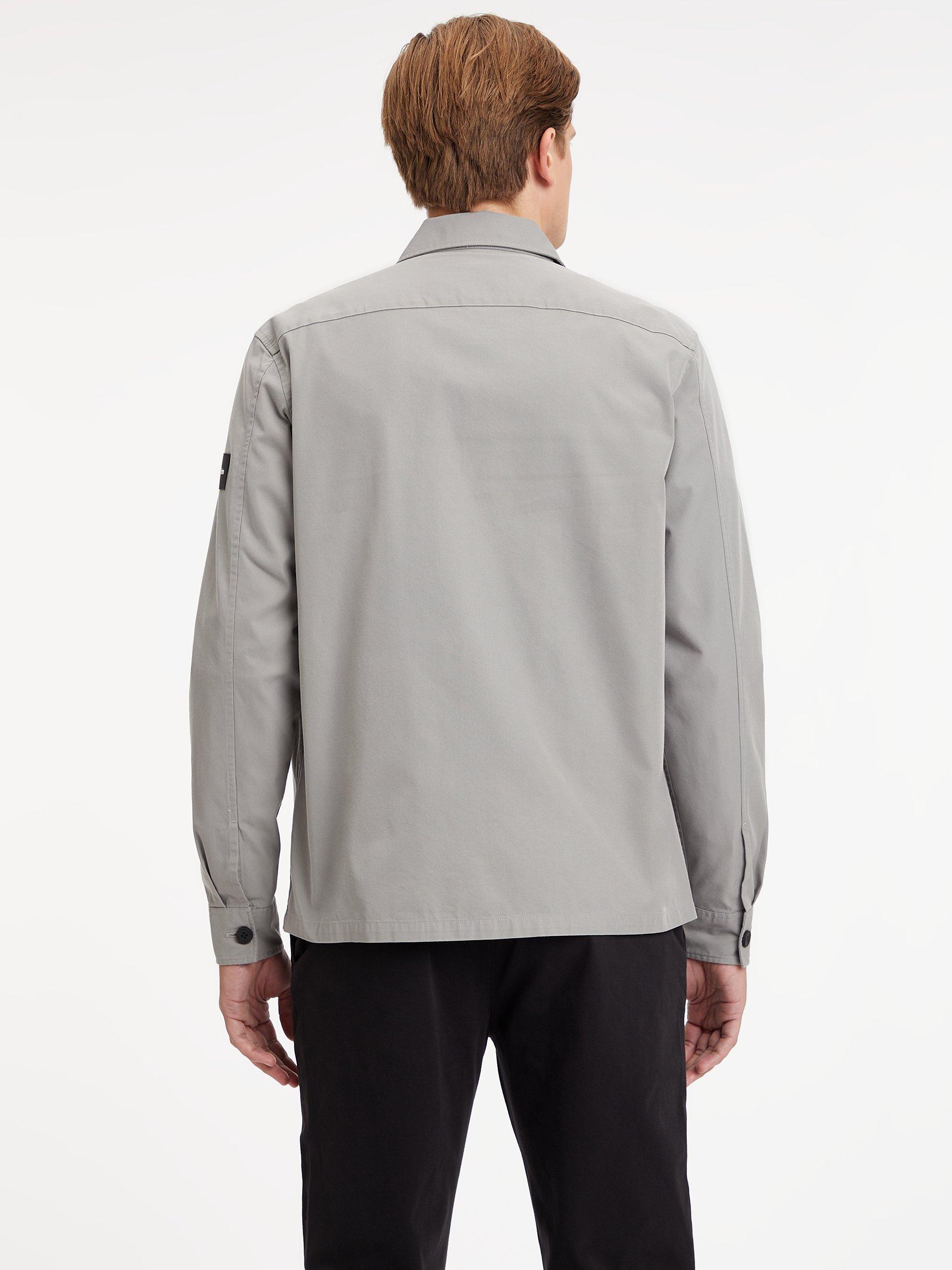 Product image 2 of 5, which shows Calvin Klein Utility Overshirt, Moon Mist, XS