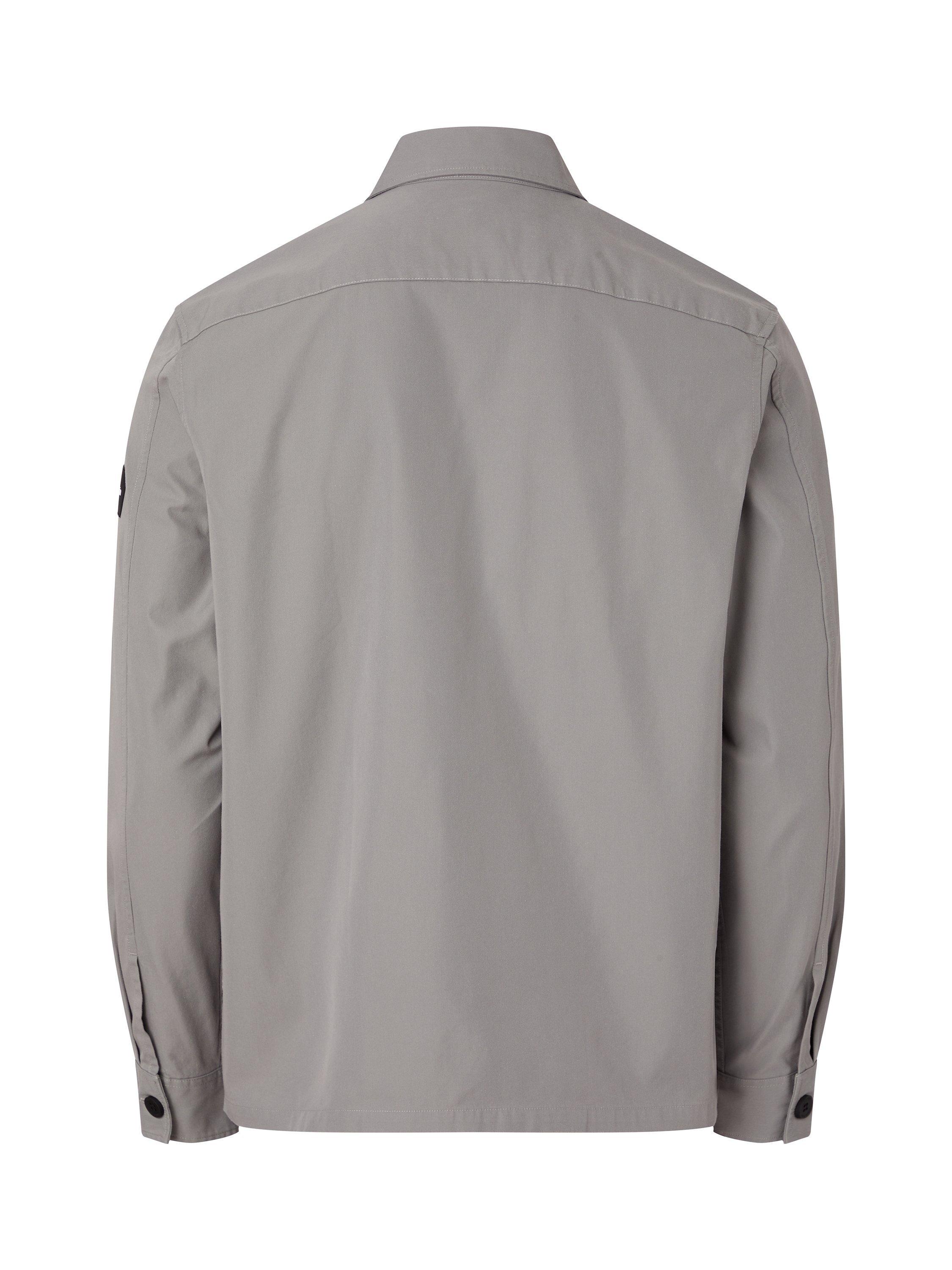 Product image 4 of 5, which shows Calvin Klein Utility Overshirt, Moon Mist, XS