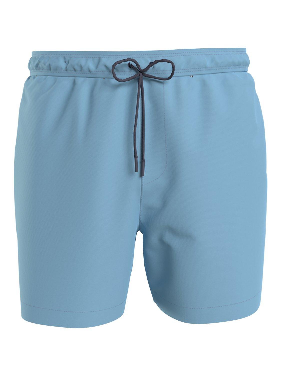 Calvin Klein Core Logo Recycled Poly Swim Shorts, Blue Fizz