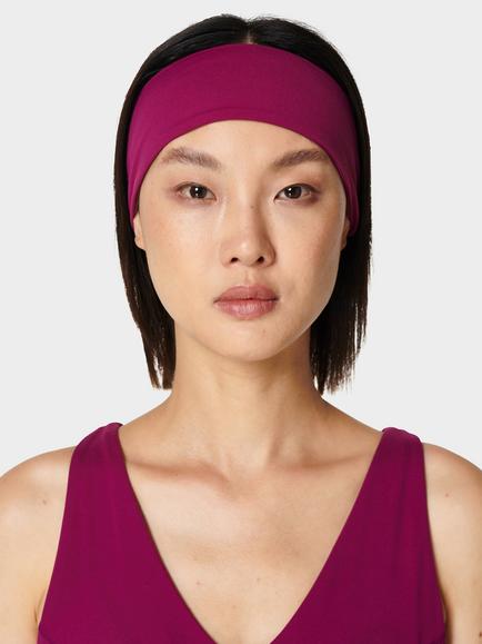 Sweaty Betty Super Soft Headband, Amaranth Pink