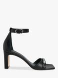 Whistles Alsie Jewelled Heeled Sandals, Black