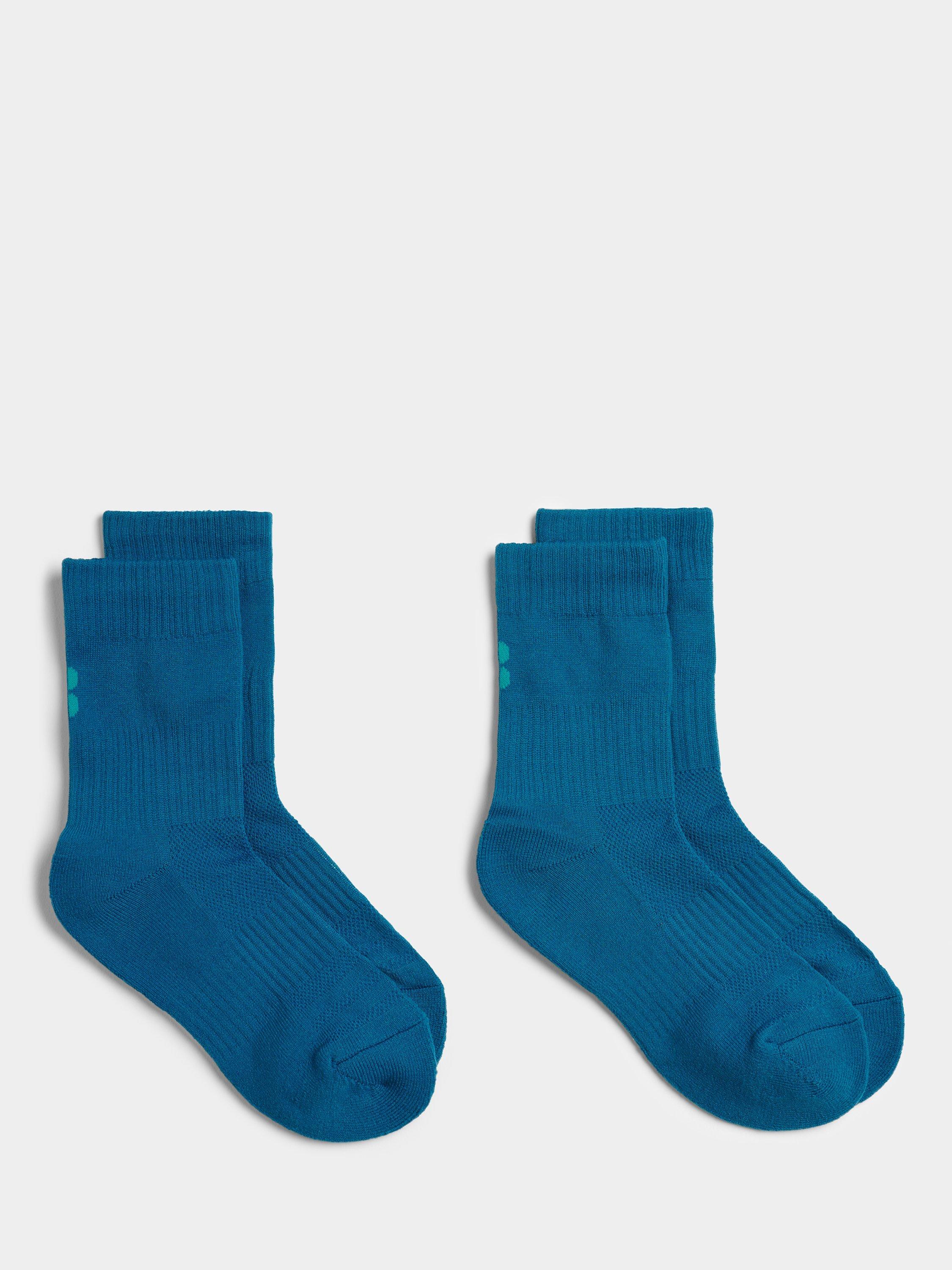 Sweaty Betty Running Socks, Pack of 2, Cascade Blue