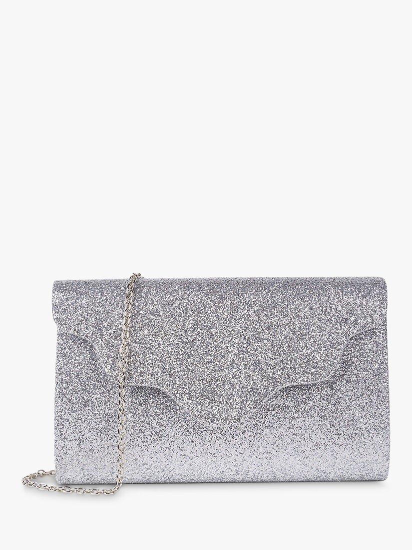 Paradox London Dali Glitter Clutch Bag