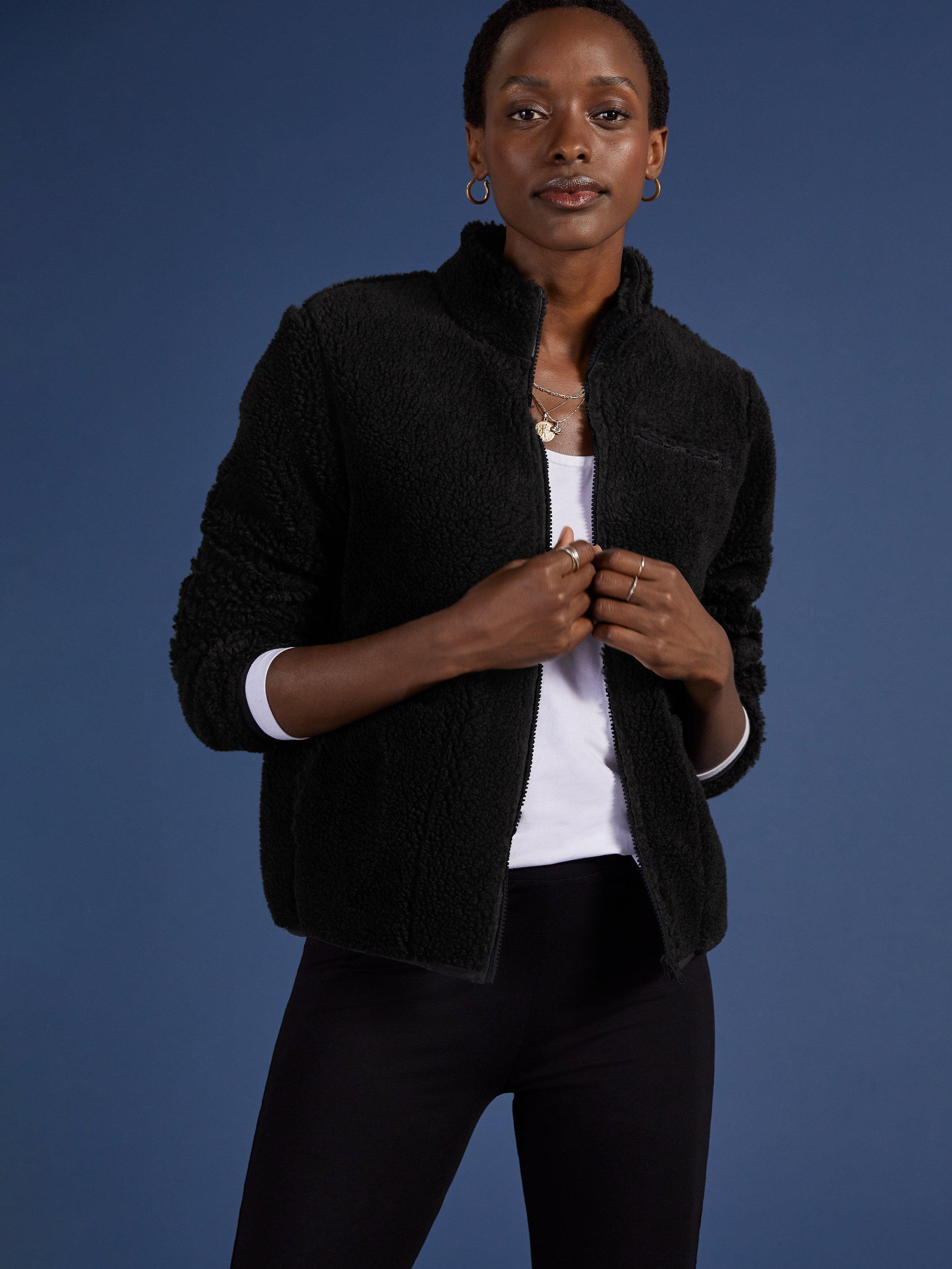 Baukjen Zia Recycled Wool Blend Fleece, Caviar Black, 12