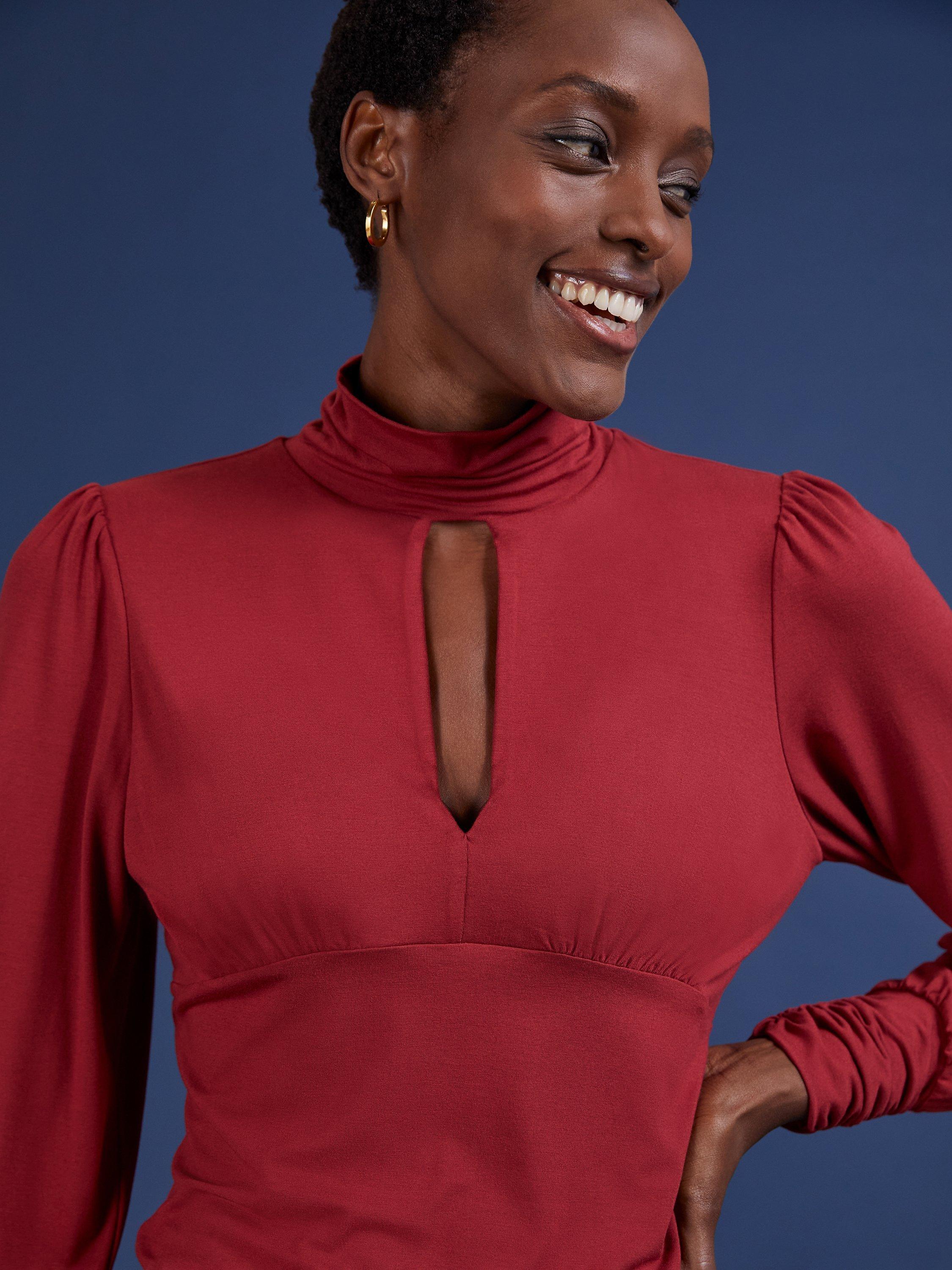 Baukjen Lizzie Top, Cardinal Red