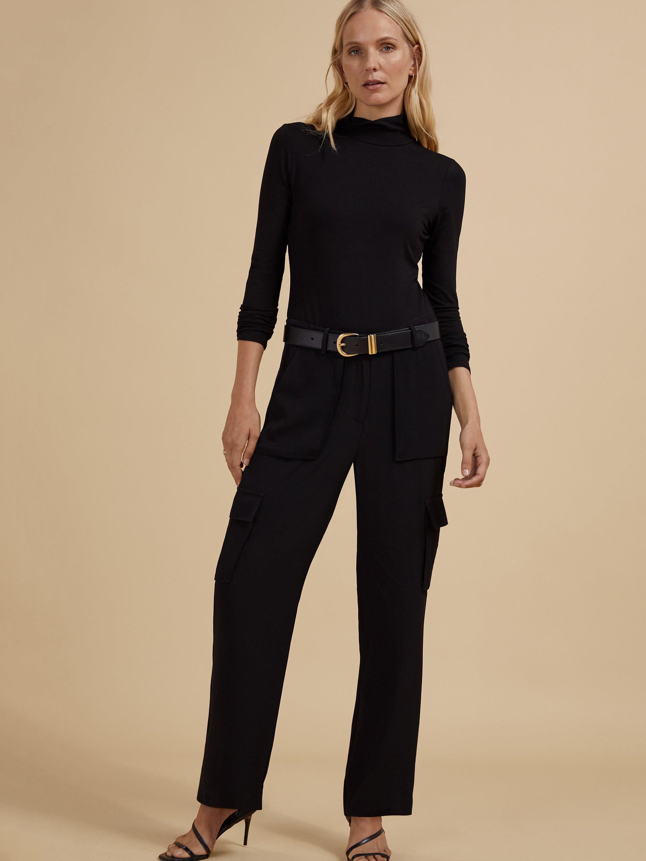 Baukjen Azalea Ecojilin Trousers, Caviar Black