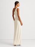 Lauren Ralph Lauren Belina Asymmetric Column Dress, Mascarpone Cream