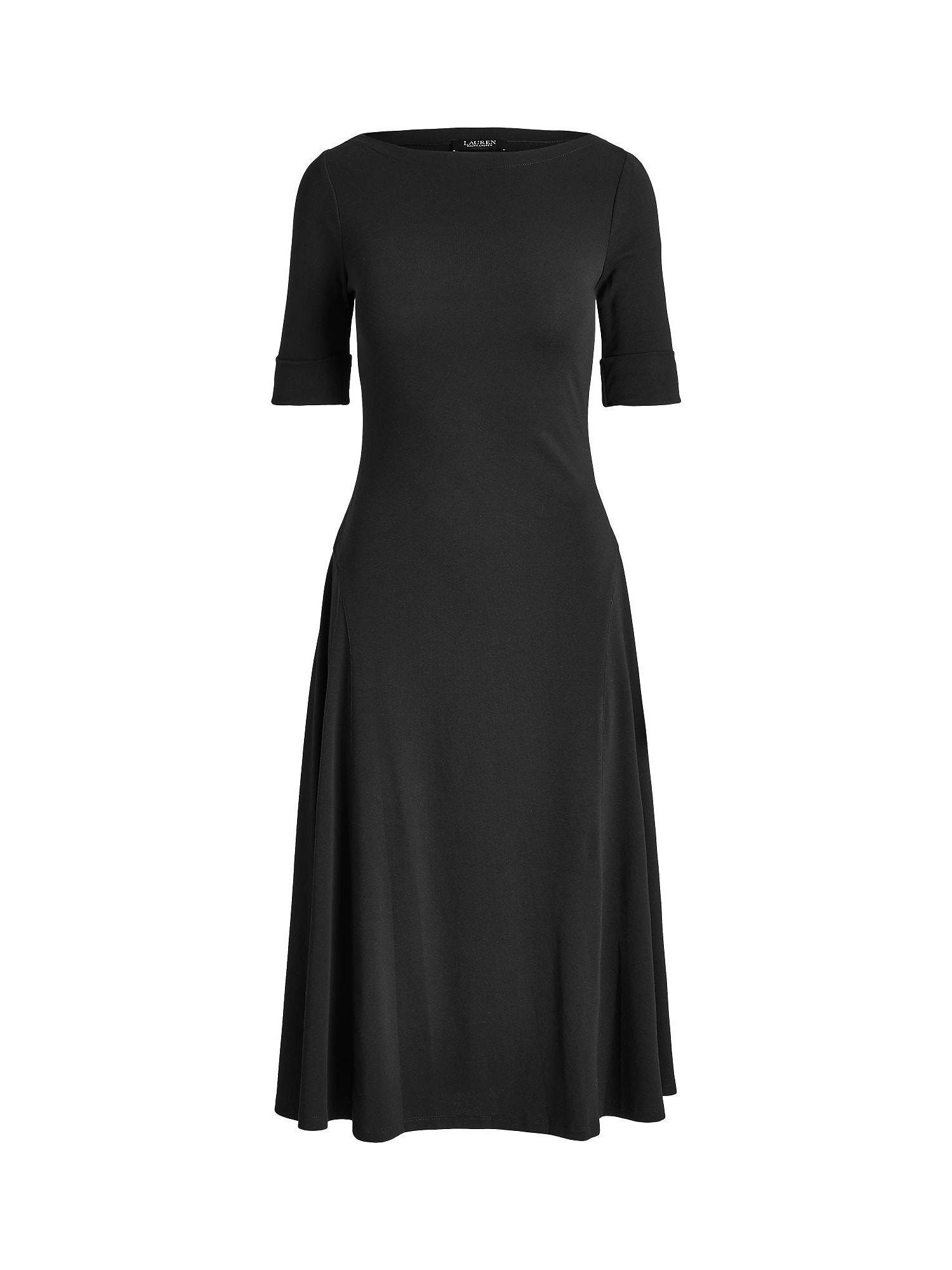 Lauren Ralph Lauren Munzie Fit Flare Dress Black