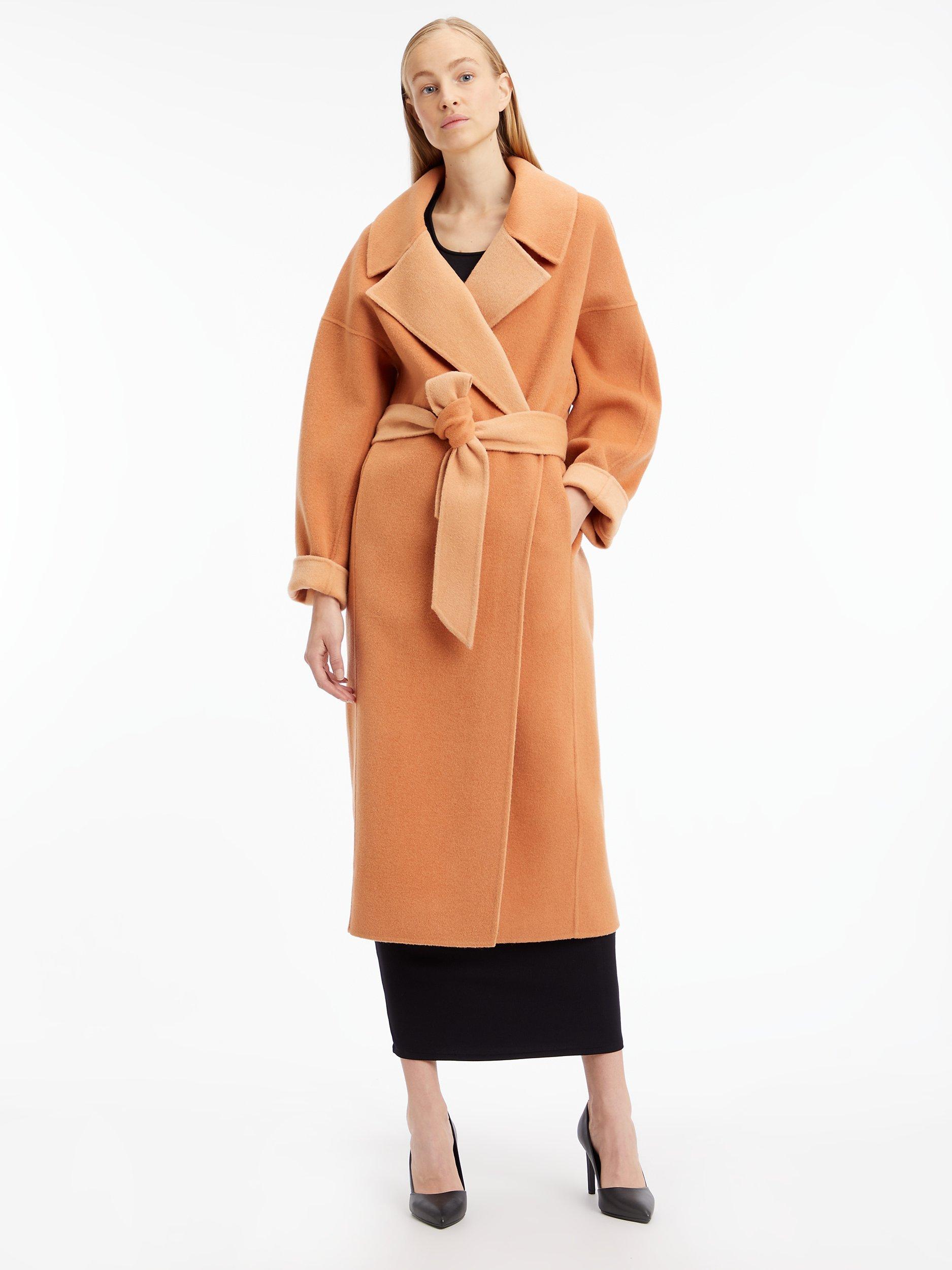 Calvin Klein wrap trench factory coats