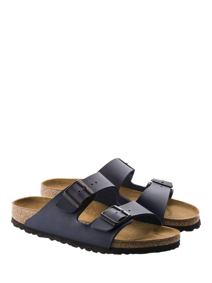 Birkenstock Arizona Birko Flor Footbed Sandals - view 2, Blue
