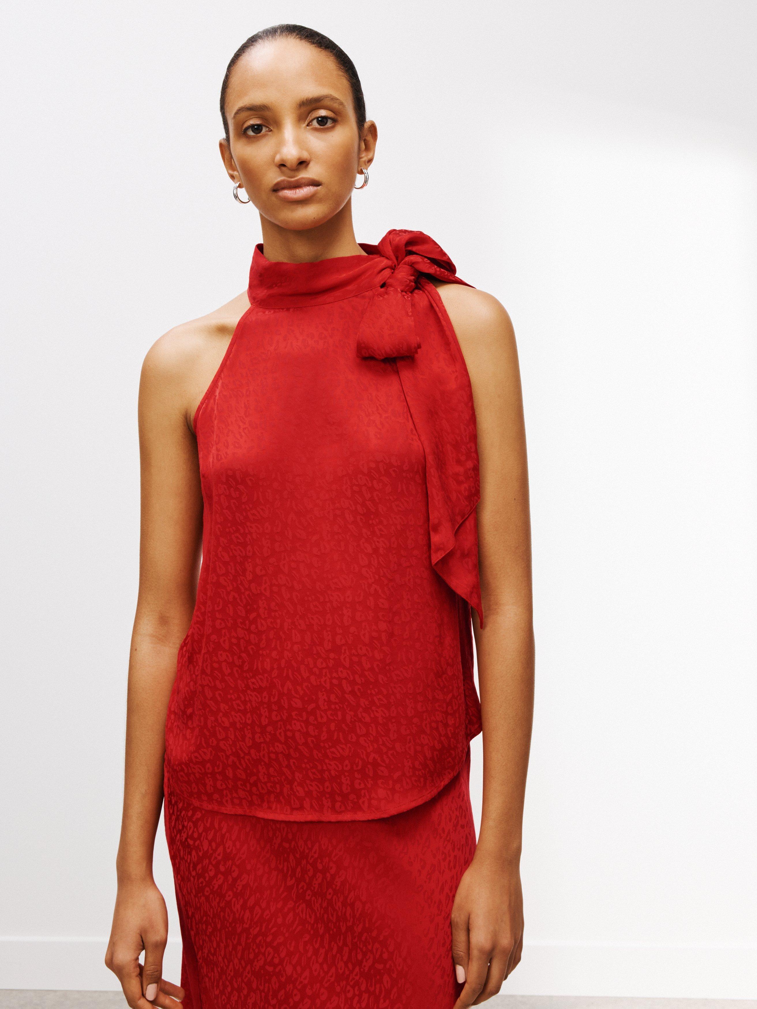 John Lewis Halter Neck Top