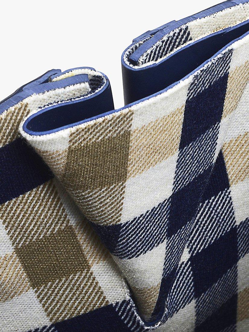 Product image 4 of 4, which shows Radley Alba Printed Tall Wellington Boots, Navy, 3