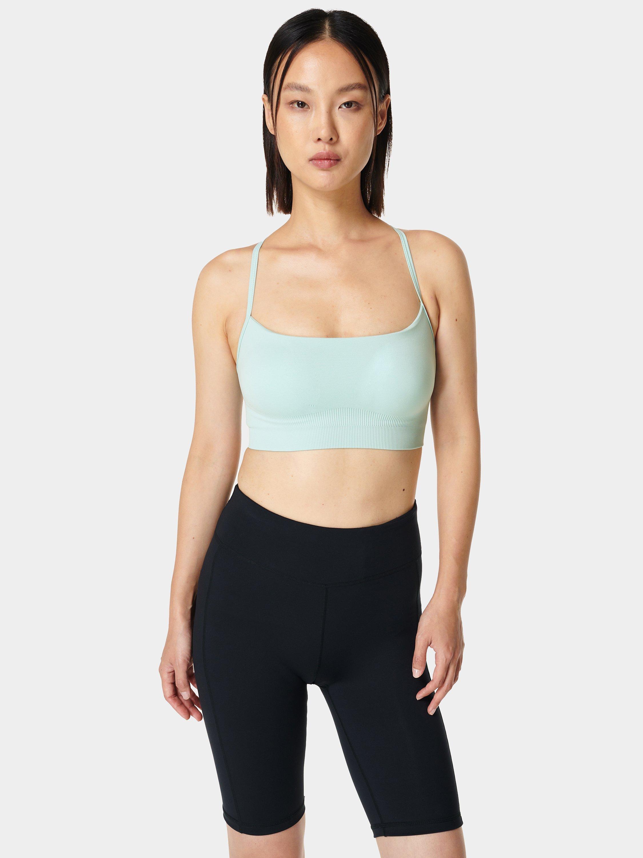 Sweaty Betty Restore Seamless Bralette, Vista Blue