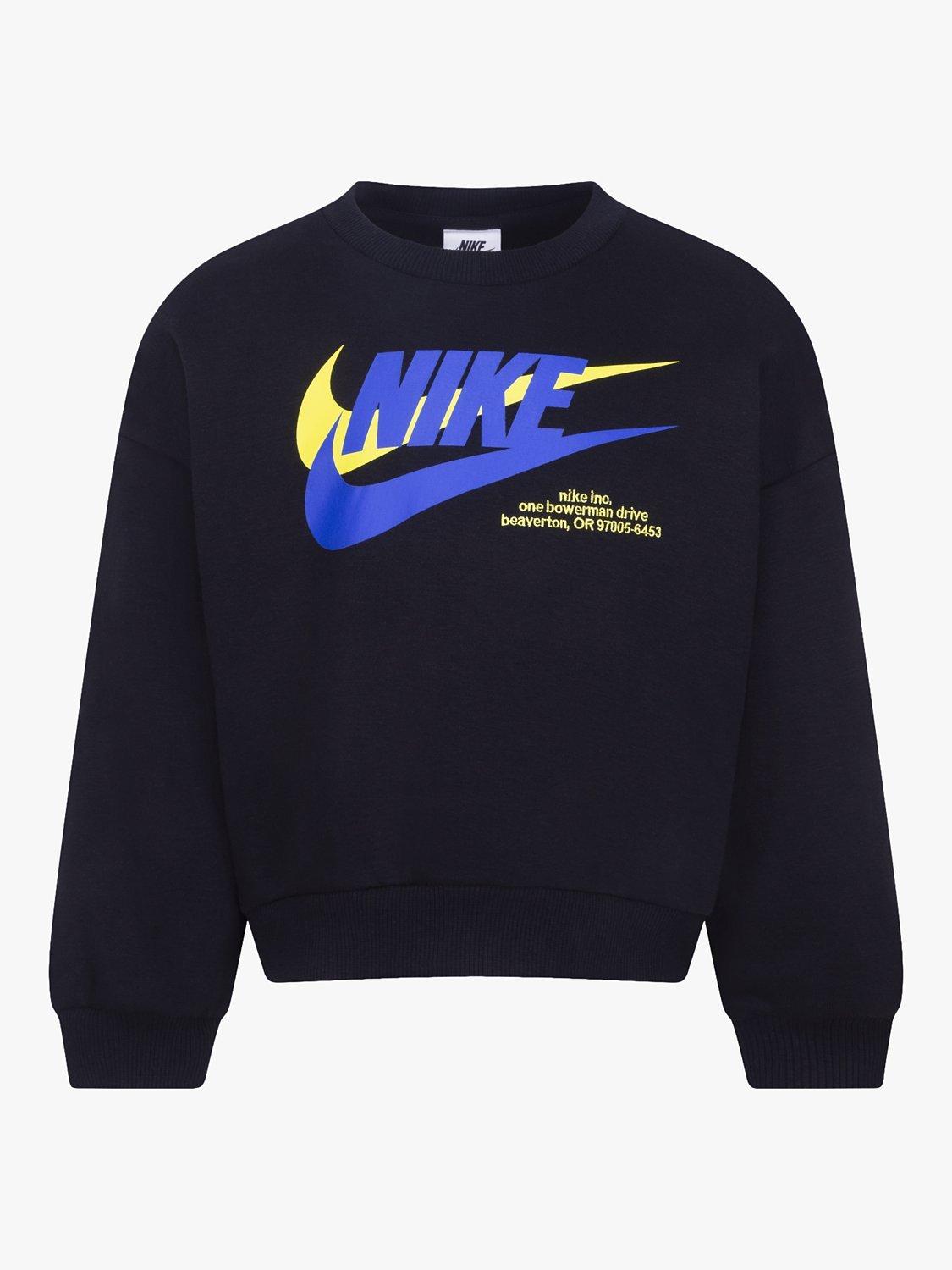 Nike Kids' Icon Logo Crew Neck Jumper